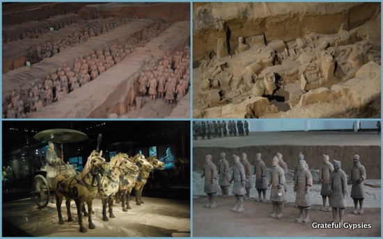 The famous Terracotta Warriors of Xi'an.
