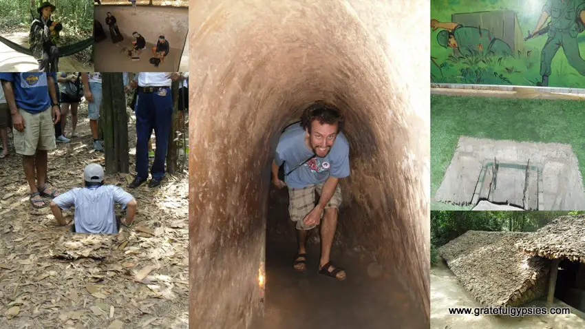 A little bit of the famed Cu Chi tunnels.