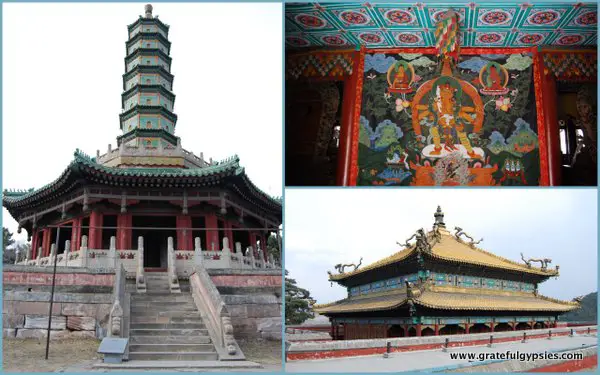 Some scenes of the Puning temple.