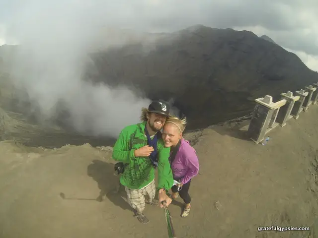 Mt. Bromo selfie.