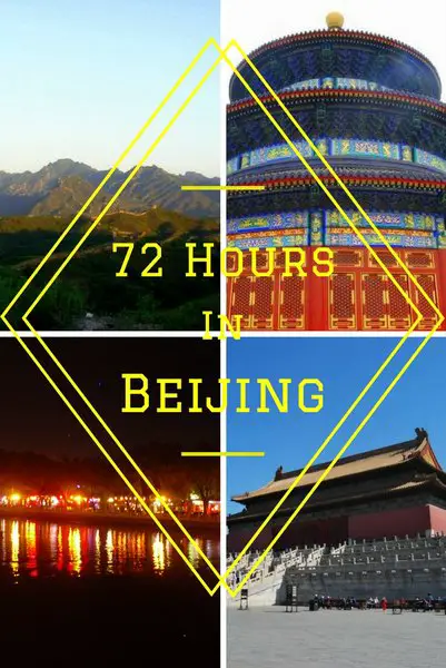 72 hours in Beijing