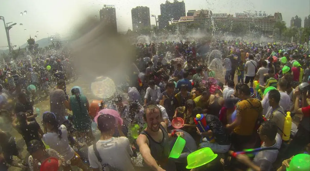Getting Wet and Wild During Songkran