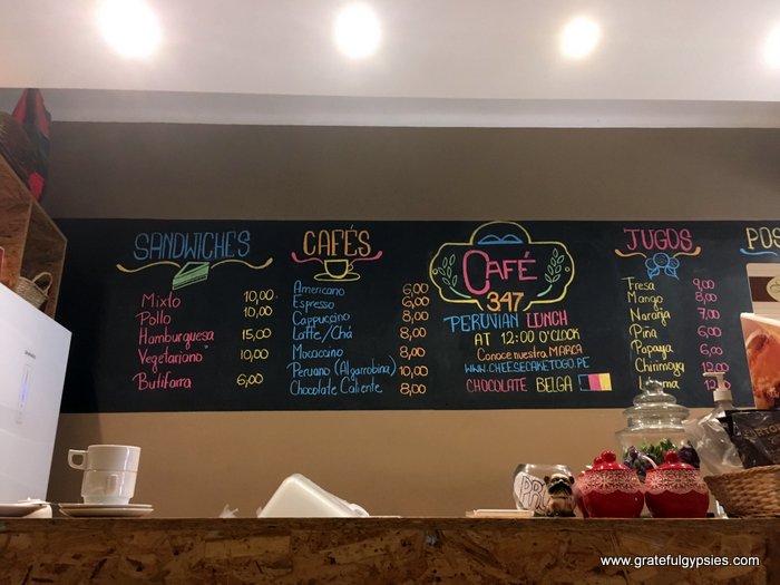 Best cafes in Lima Cafe 347
