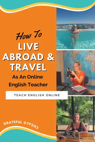 how to live abroad and travel the world as an online english teacher pin 3
