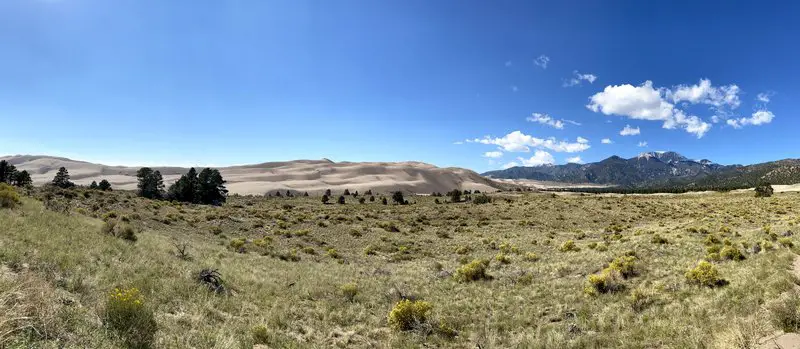 great sand dunes panorama